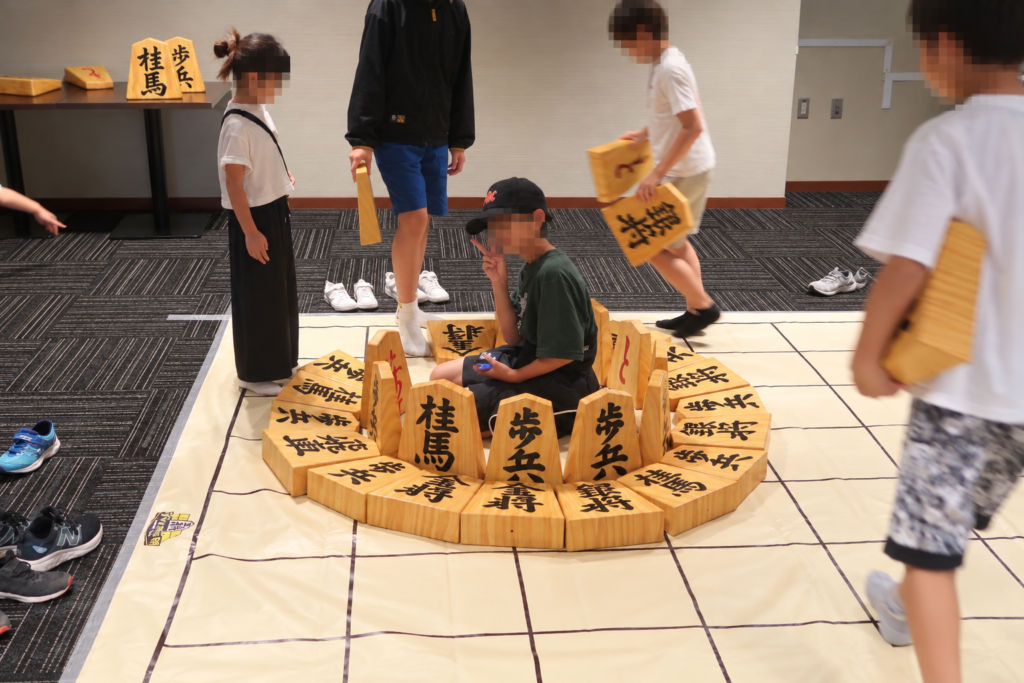 ジャンボ将棋の実施風景
